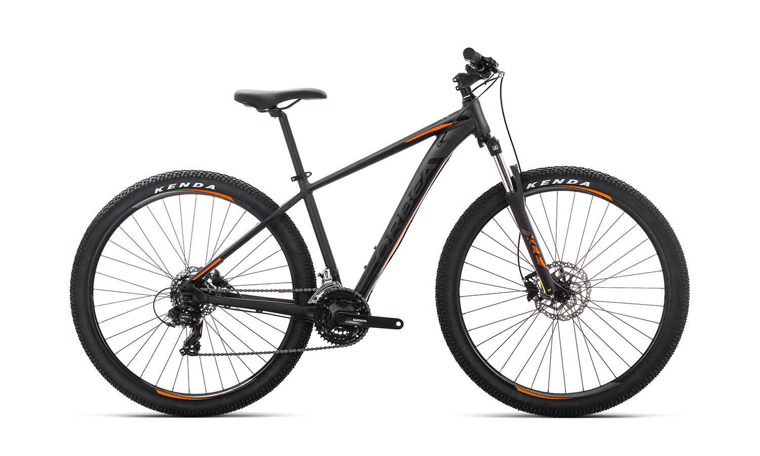 Фотография Велосипед Orbea MX 29 60 (2019) 2019 Черно-оранжевый